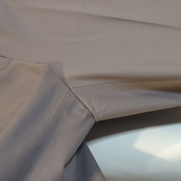 Lafayette 148 Barrow Pants Wool Blend Lavender Gray Straight leg front zip - Picture 3 of 9